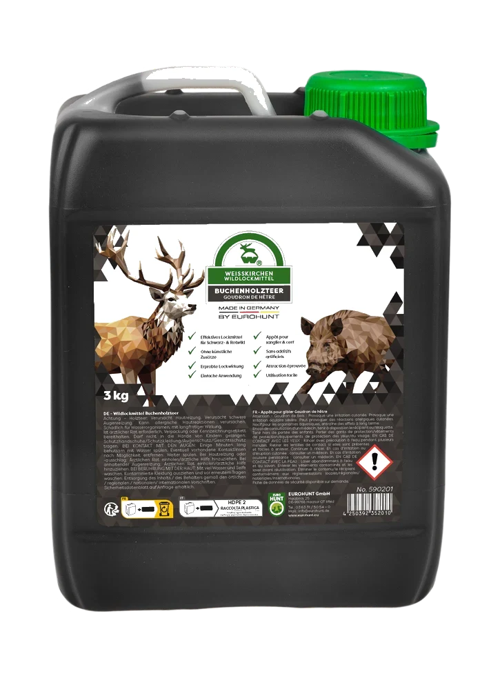 Qualitäts-Buchenholzteer 3 kg Kanister (2,5 Liter)
