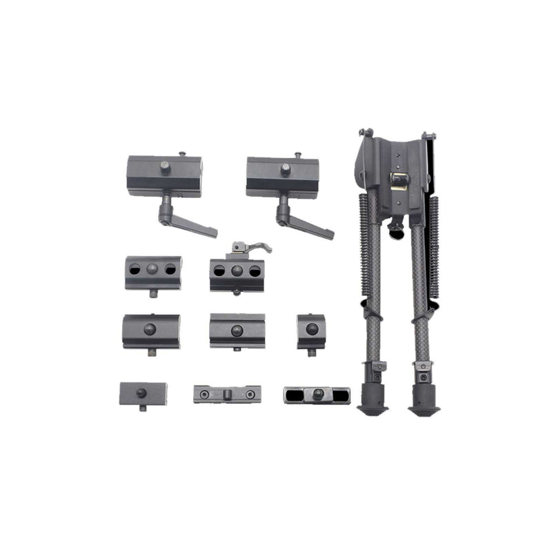 KECK Optics Bipod / Zweibein Carbon inkl. 10 Adapter