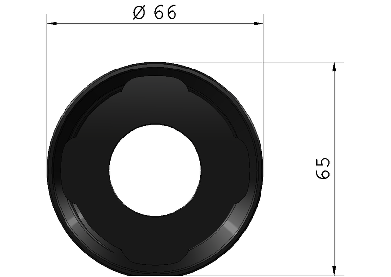 EP Arms Rotoclip ZFHS Objektivadapter 63,5 mm