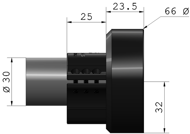 EP Arms Rotoclip ZFHS Objektivadapter 65 mm