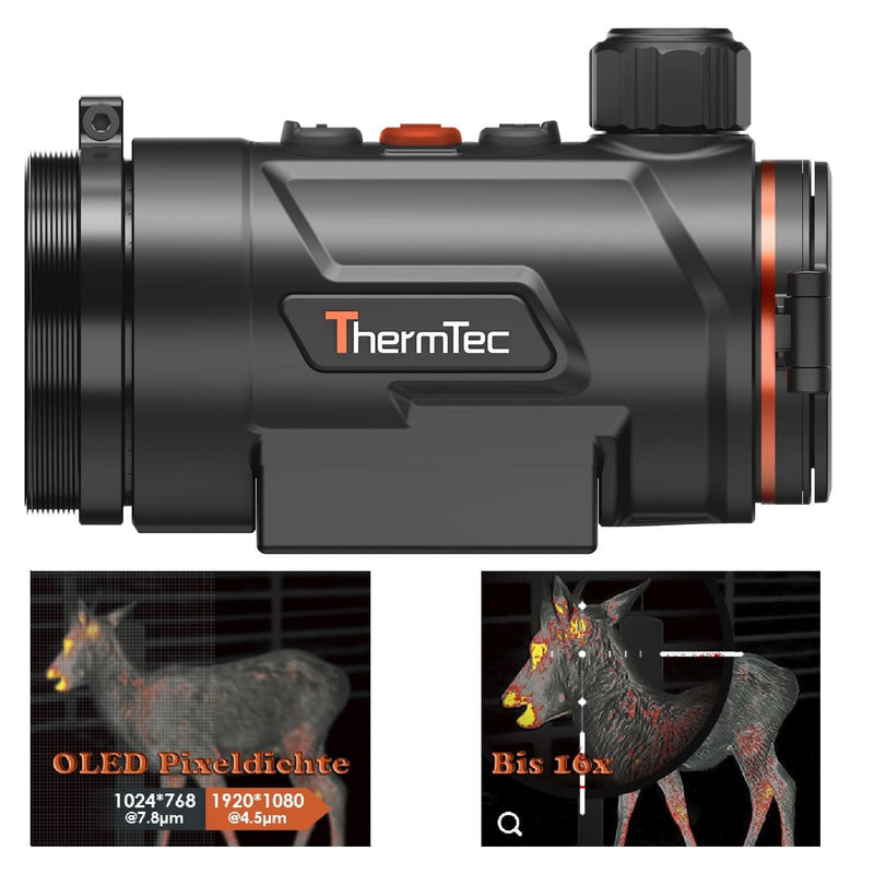 ThermTec Hunt 335 Pro – Wärmebild-Vorsatzgerät 35mm 384x288 NETD<15mK