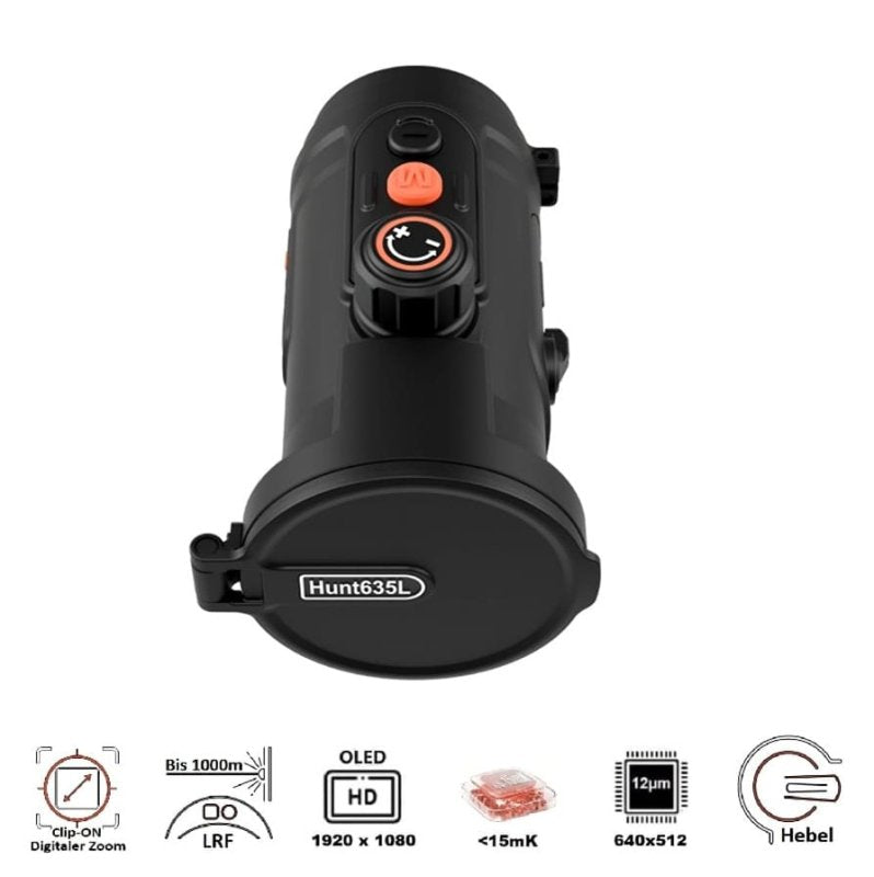 ThermTec Hunt 635L Pro – Wärmebild-Vorsatzgerät 35mm 640x512 LRF NETD<15mK