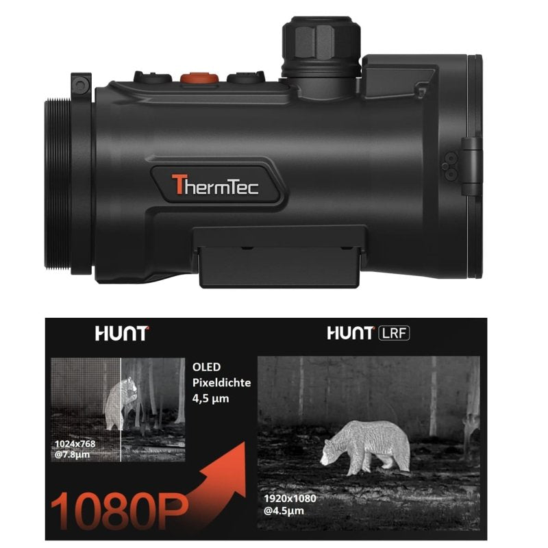 ThermTec Hunt 635L Pro – Wärmebild-Vorsatzgerät 35mm 640x512 LRF NETD<15mK