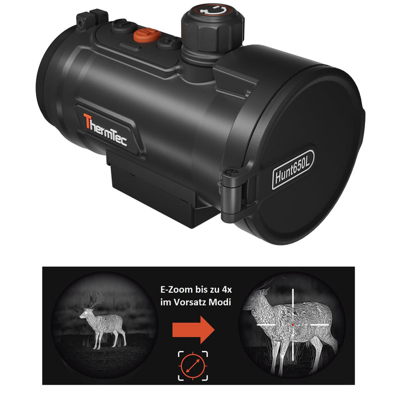 ThermTec Hunt 650L Pro – Wärmebild-Vorsatzgerät 50mm 640x512 LRF NETD<15mK