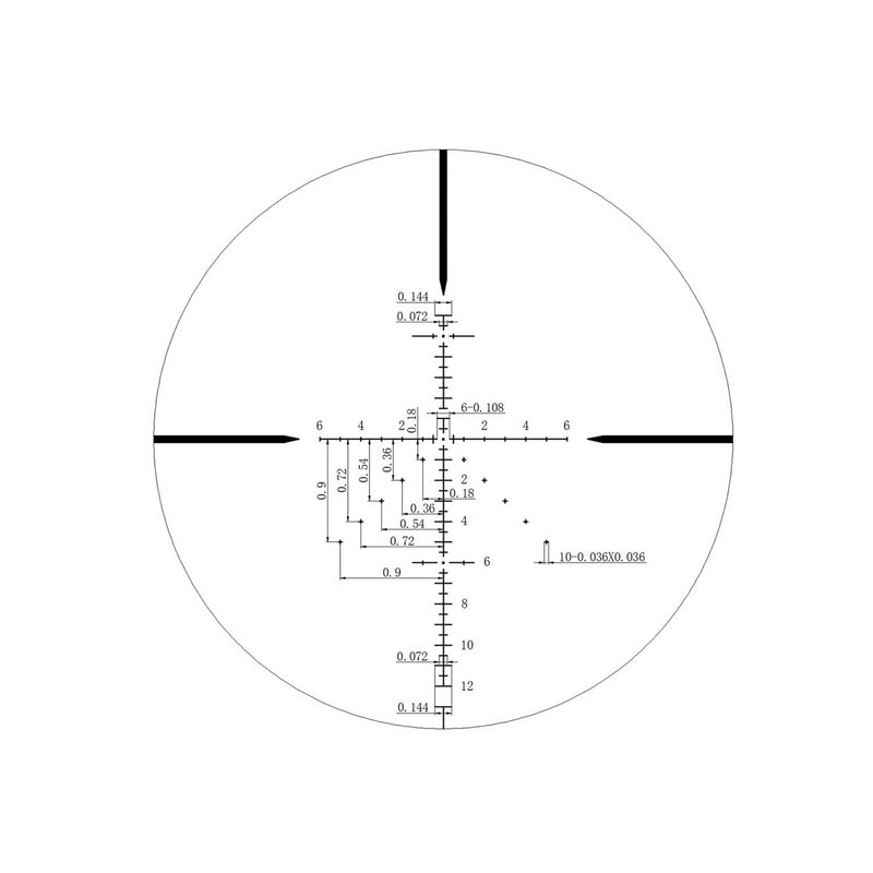 KECK Optics RS Breeze - 3-12x44 FFP, IR-G2A Absehen