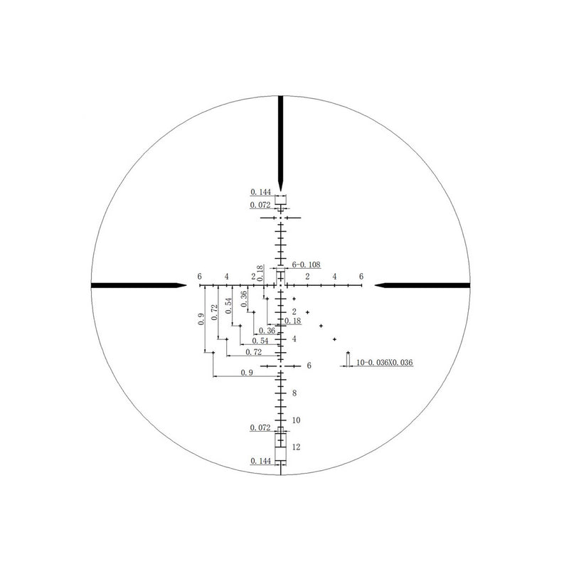 KECK Optics RS Precision - 4-16x50 FFP, IR-G2A Absehen