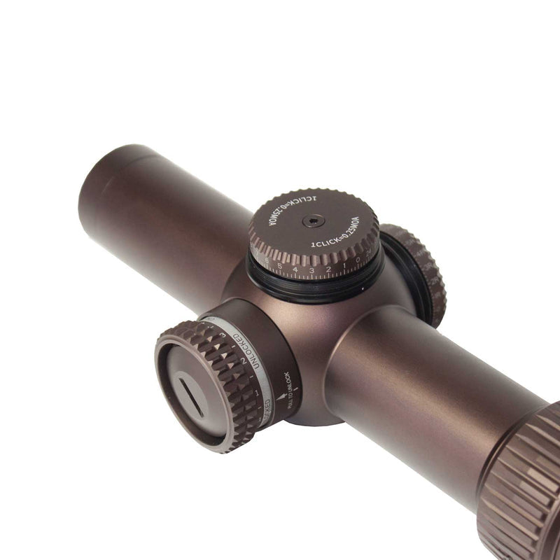 KECK Optics RS Precision - 1-10x26 ED FFP, IR-G2A Absehen, 34mm Tubus