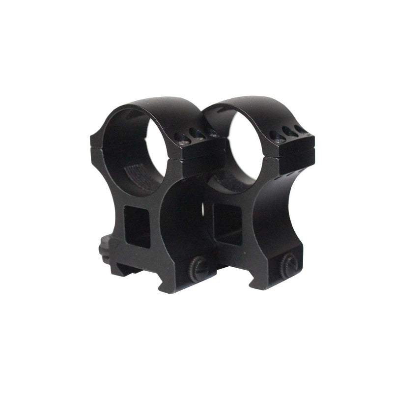 AluTech 2er Set - 30mm Ringmontage für Weaver/Picatinny mit Schnellverschluss, hohe Ausführung