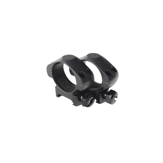 AluTech 2er Set - 30mm Ringmontage (Stahl) für Weaver/Picatinny, mittlere Ausführung