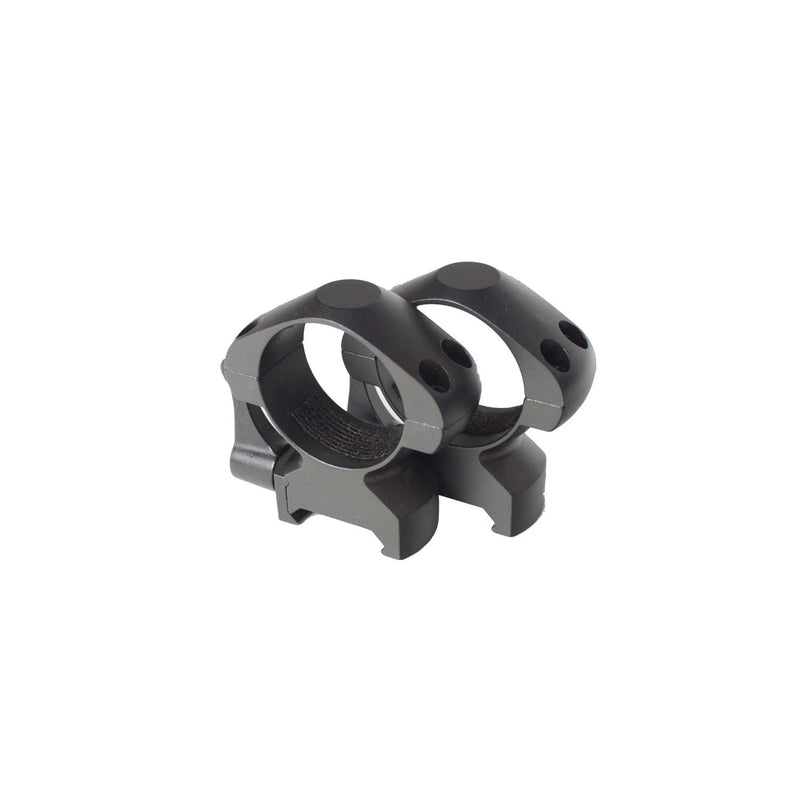 AluTech 2er Set - 30mm Ringmontage (Stahl) für Weaver/Picatinny m. Schnellv., hohe Ausführung