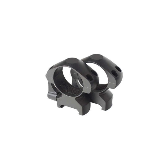 AluTech 2er Set - 30mm Ringmontage (Stahl) für Weaver/Picatinny m. Schnellv., hohe Ausführung