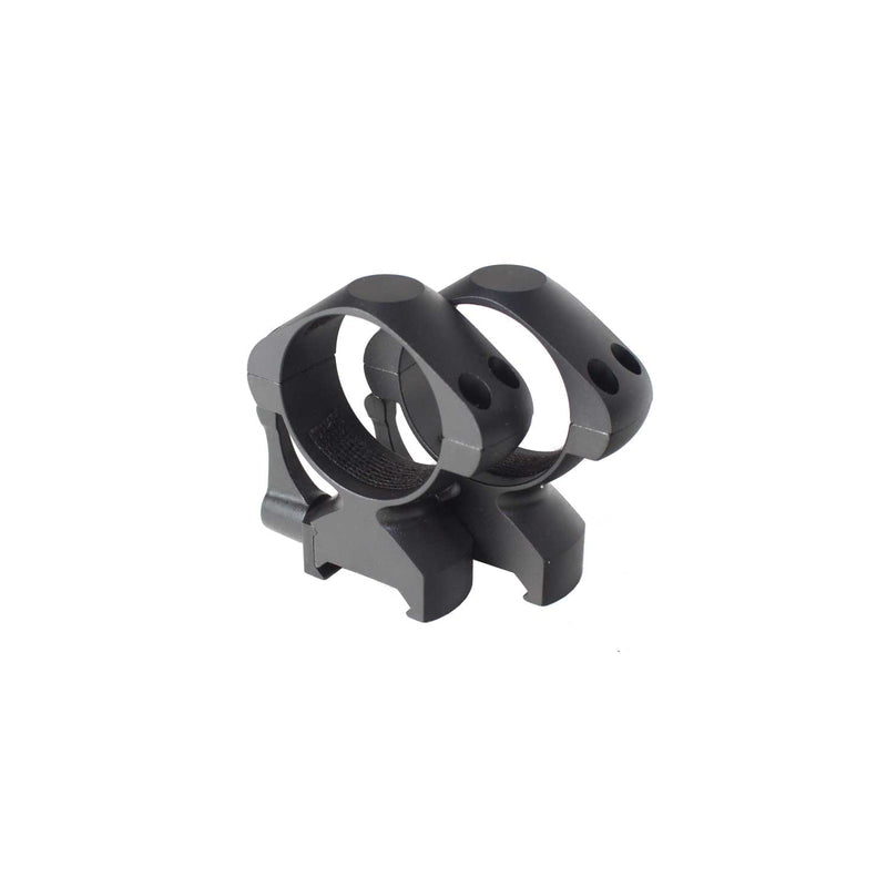 AluTech 2er Set - 34mm Ringmontage (Stahl) für Weaver/Picatinny m. Schnellv., mittlere Ausführung