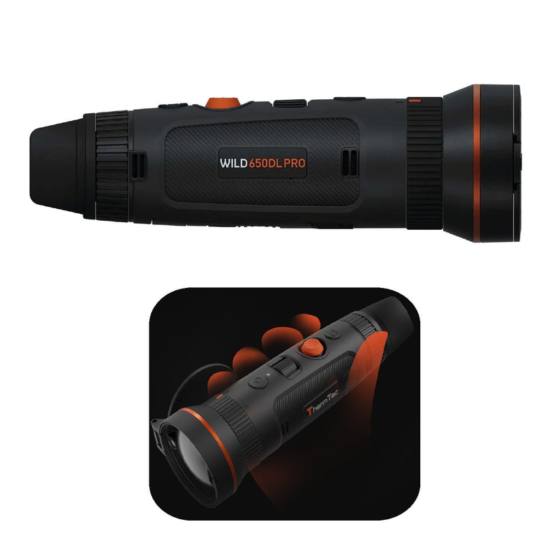 ThermTec WILD 650DL Pro – Wärmebildkamera Dual-Field 25mm/50mm LRF NETD<15mK