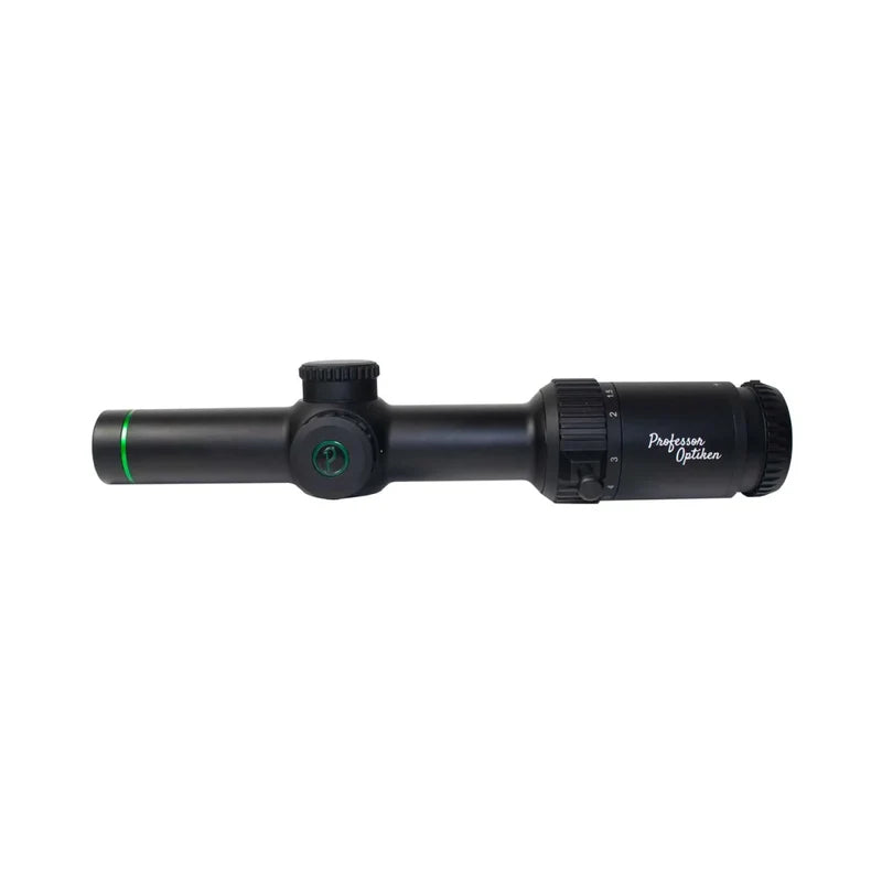 Professor Optiken Staffelsee - 1-10x24 LD V2, Leuchtfaser-Absehen 4 (kurze Bauform)
