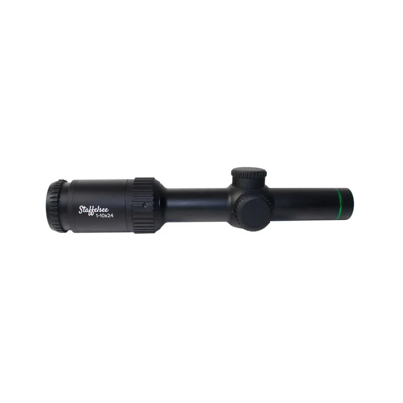 Professor Optiken Staffelsee - 1-10x24 LD V2, Leuchtfaser-Absehen 4 (kurze Bauform)