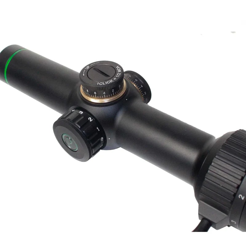Professor Optiken Staffelsee - 1-10x24 LD V2, Leuchtfaser-Absehen 4 (kurze Bauform)